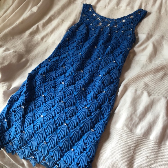 Lilly Pulitzer Blue Shell Dress - Picture 2 of 4